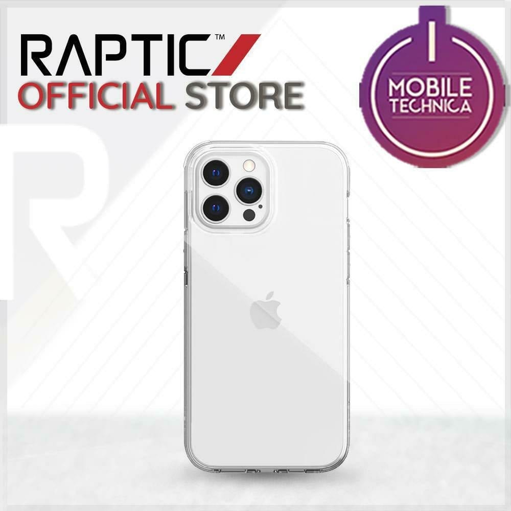 Apple iPhone 13 Pro Max Case - Raptic Slim Clear Bumper Hard Cover | Shockproof & Scratch Resistant | Perfect for Everyday Use & Outdoor Activities