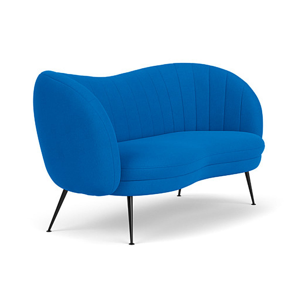 Premium Flora Fabric 2-Seater Sofa - Modern Living Room Furniture for Small Spaces | Comfortable Loveseat for Apartments, Dorms & Cozy Homes