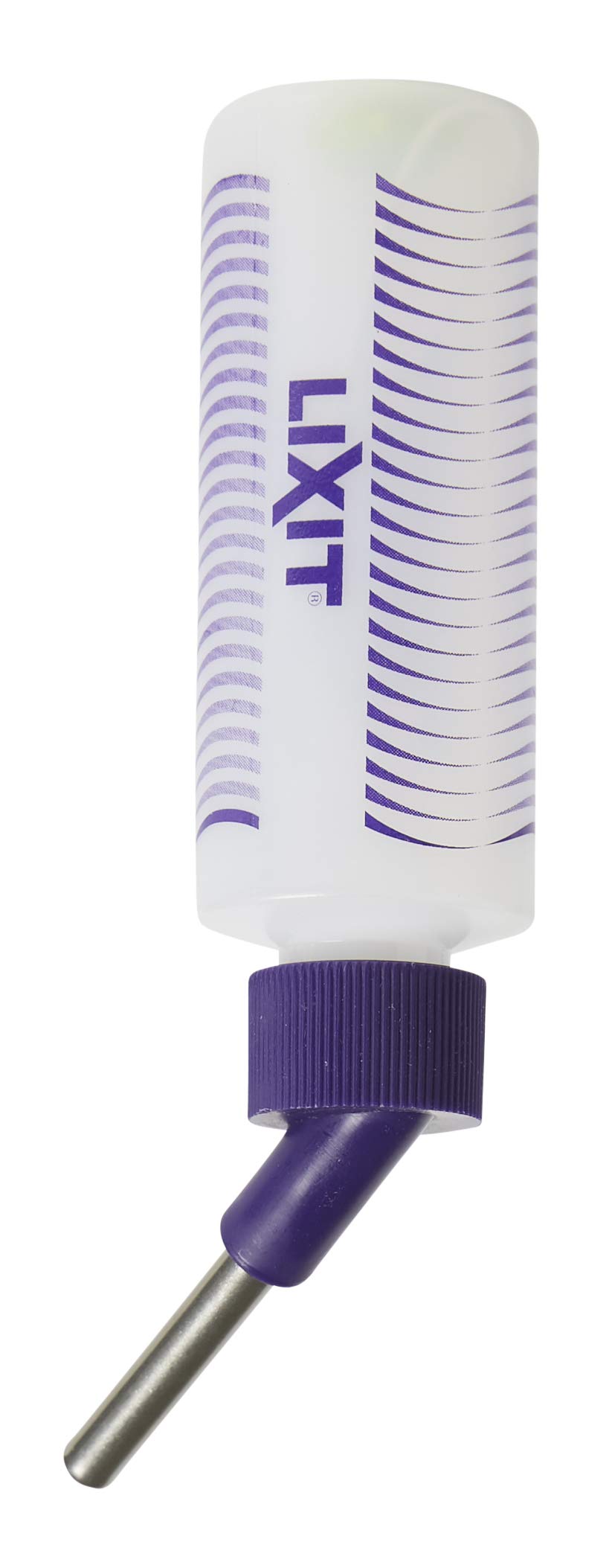 Lixit 4oz Small Animal Water Bottles with Display Case - Leak Proof Drinking Bottle for Rabbits, Ferrets, Chinchillas, Guinea Pigs, Rats & Mice - Perfect for Cages, Hutches and Pet Travel Carriers