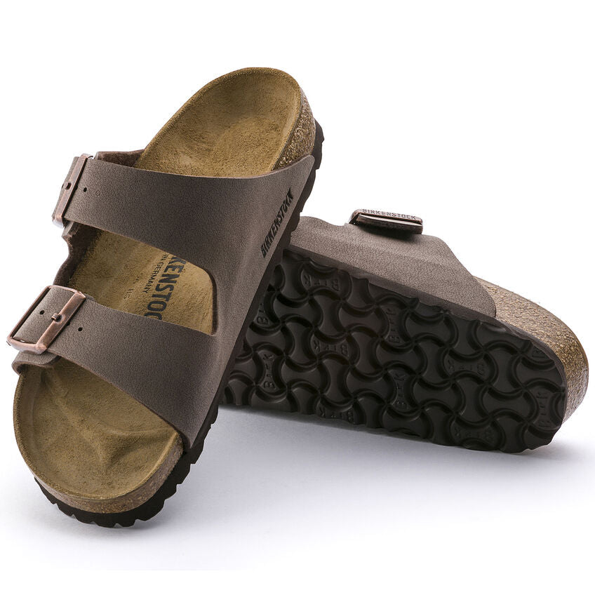 Unisex Arizona Birko Flor Sandal in Mocha - Comfortable Leather Footbed Sandals for Men & Women - Perfect for Beach, Travel and Everyday Wear