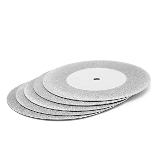 5-Piece 18mm Diamond Cutting Discs & Drill Bit Shank Set for Rotary Tools - 30mm Hole Diameter - Perfect for Tile, Glass, Ceramic Cutting and DIY Projects