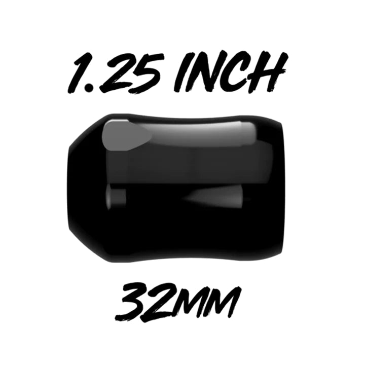 Axys Valhalla Black Tattoo Grip - Professional Tattoo Machine Grip for Artists (Multiple Sizes) - Perfect for Tattooing, Body Art & Permanent Makeup Application