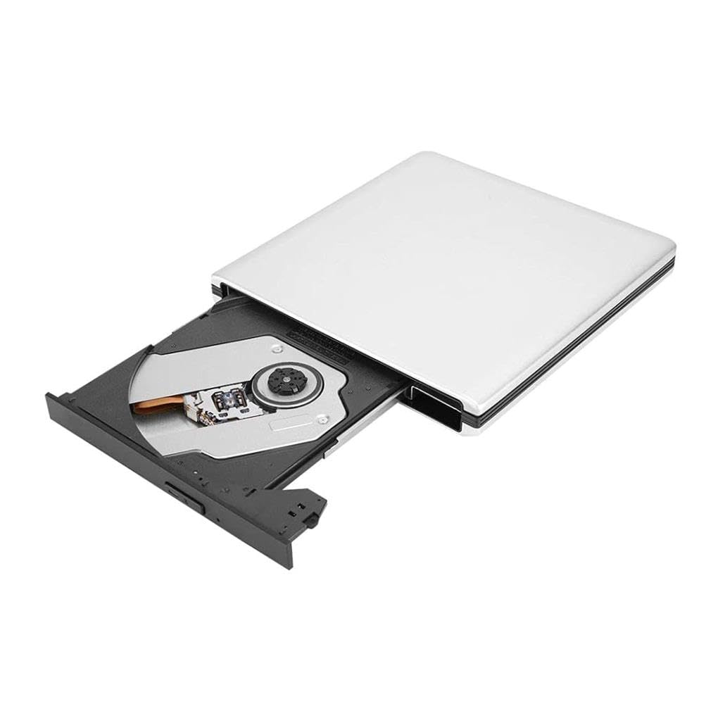 External USB 3.0 DVD BD Writer/Recorder for Desktop & Laptop - High-Speed Burner with Playback Function - Perfect for Backups, Media Creation & Entertainment