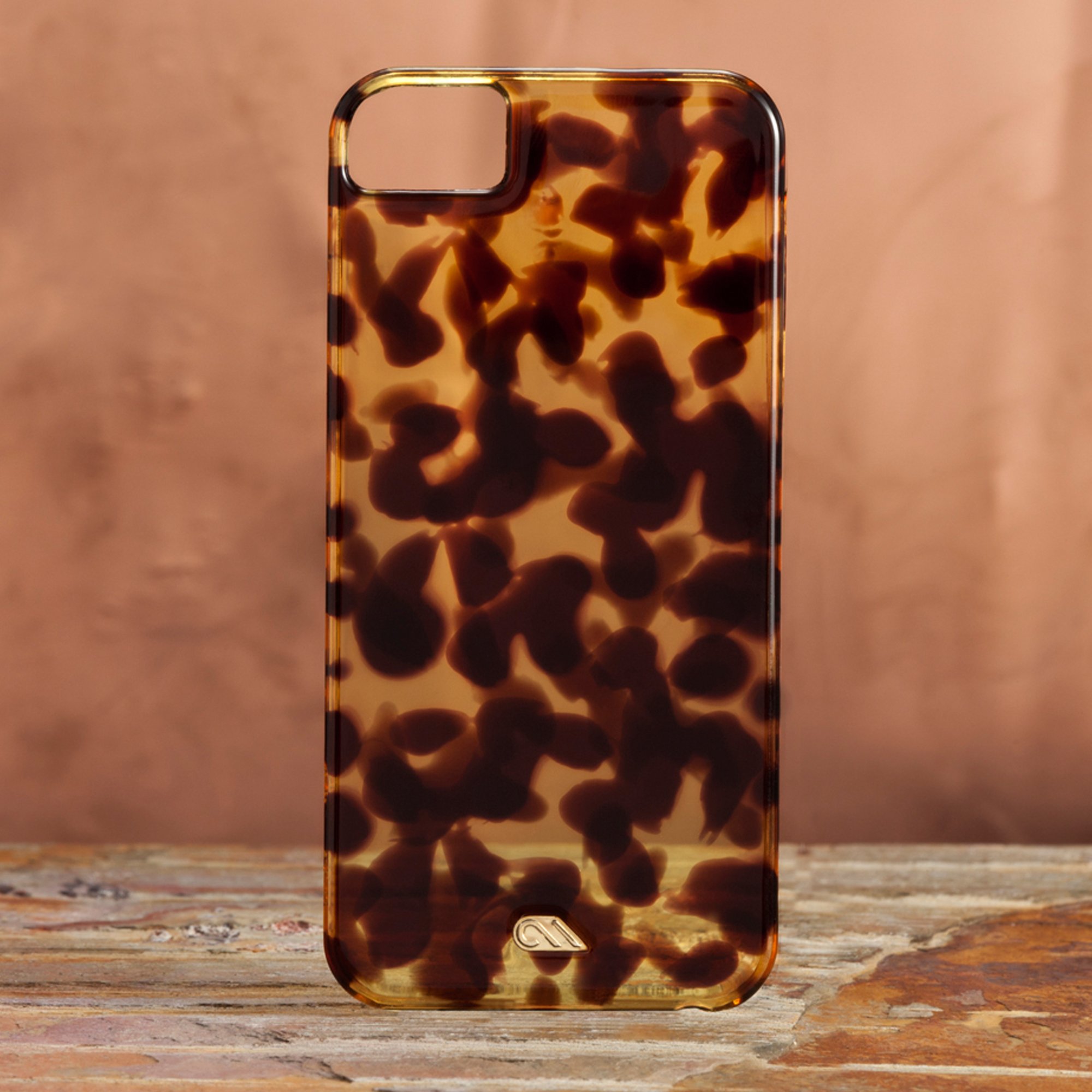 Case Mate iPhone 5 Tortoise Shell Protective Case - Brown Matte Finish with Retail Packaging | Slim Durable Cover for Everyday Use, Work & Travel