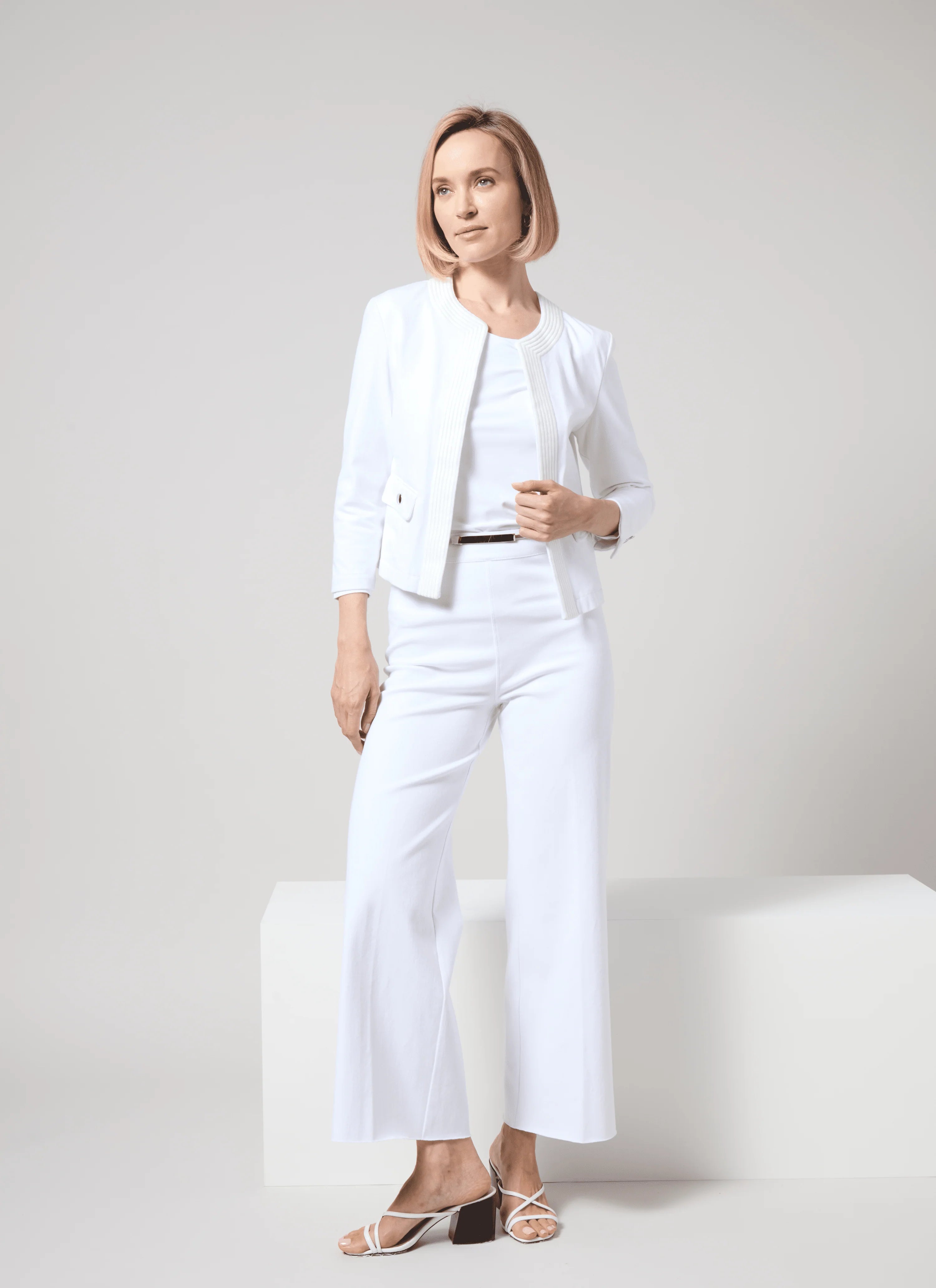 Erin Wide Leg Denim Jeans for Women - High Waisted Stretch Comfort Fit - Casual & Office Wear - Perfect for Everyday Outfits and Work Attire