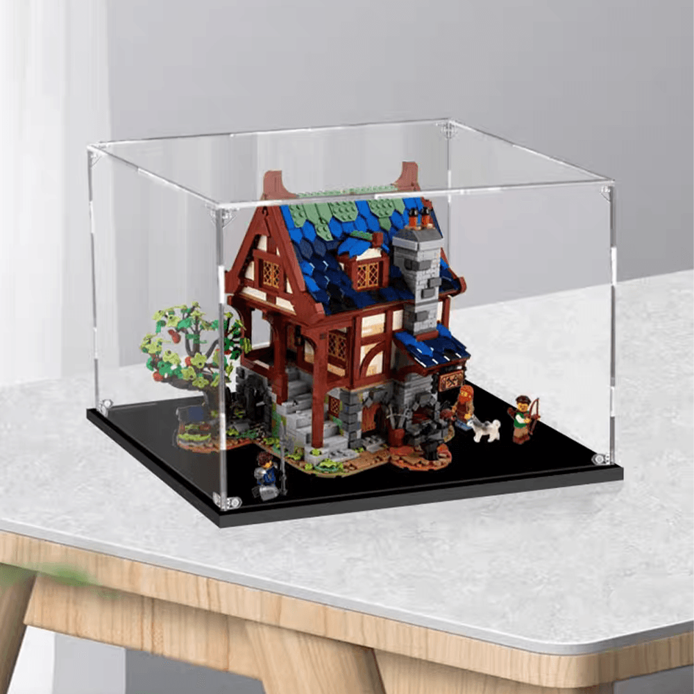 Best LEGO Ideas Medieval Blacksmith 21325 Display Case - Premium Protection for Collectible LEGO Sets - Perfect for Home Decor & Gift Giving