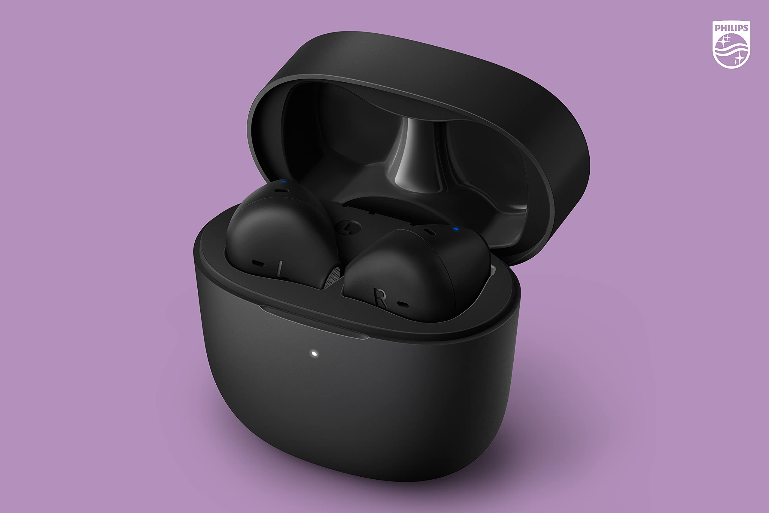 PHILIPS T2236 True Wireless Earbuds with IPX4 Waterproof Rating, Compact USB-C Charging Case - Perfect for Gym, Running & Travel