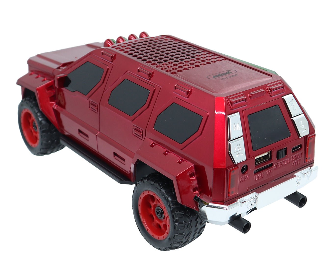 Andowl Q YX1869 Portable Wireless Bluetooth Speaker - High-Quality Sound, Waterproof, 20H Playtime - Perfect for Outdoor, Travel, Camping, and Truck Use (Red)