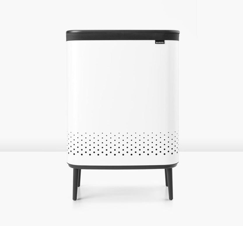 Large 45L Laundry Hamper with Lid - 2 Pack for Home, Dorm, or Laundry Room Organization - Foldable & Space-Saving Clothes Basket