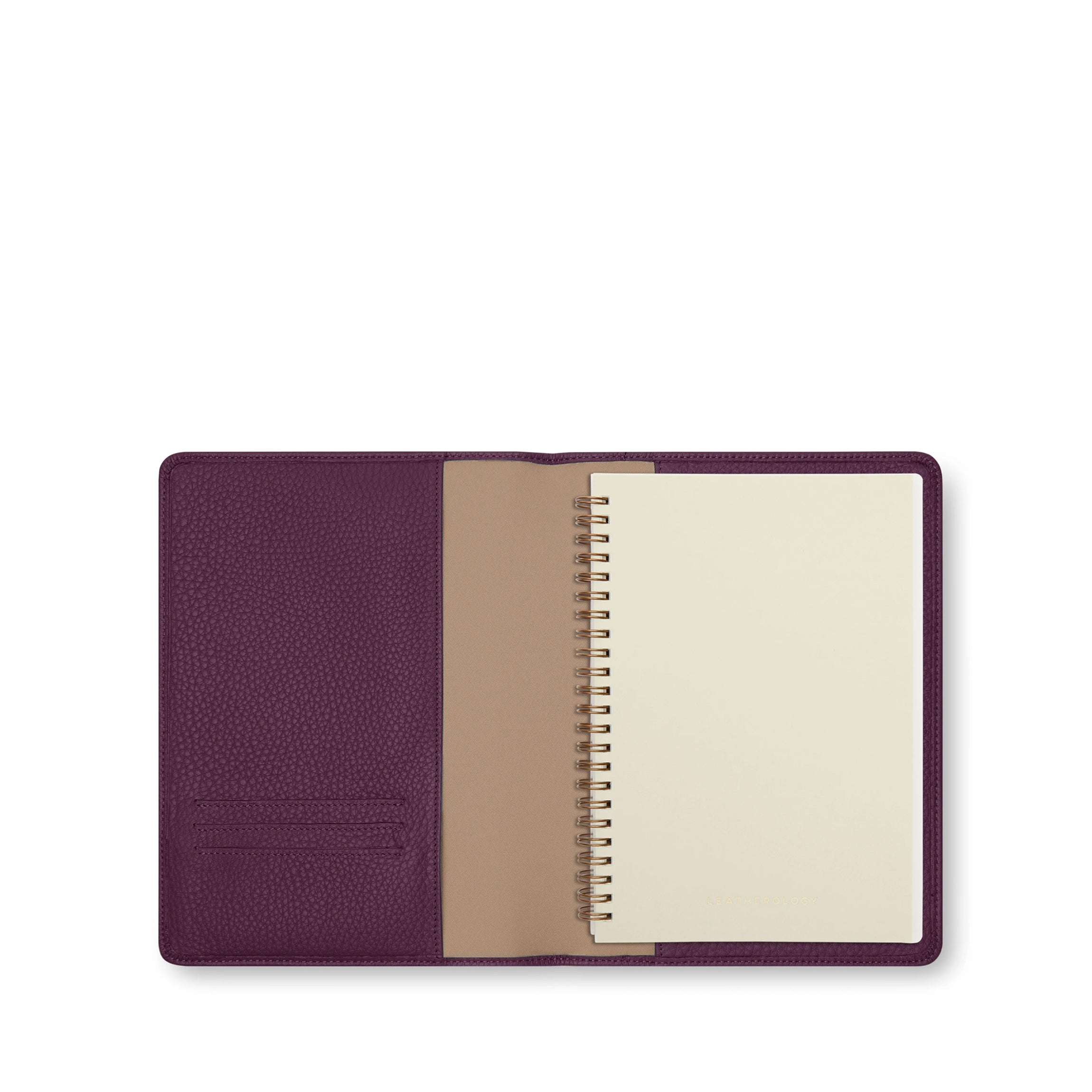 Premium A5 Standard Spiral Notebook - Deep Plum Color, 80 Sheets/160 Pages, College Ruled Paper for Writing, Note Taking & Journaling - Perfect for Students, Office Work & Creative Projects