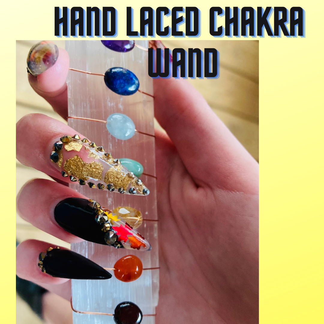 Chakra Balancing & Activating Wand - Energy Healing Crystal Tool for Meditation, Reiki & Spiritual Wellness - Perfect for Yoga, Chakra Cleansing & Holistic Therapy
