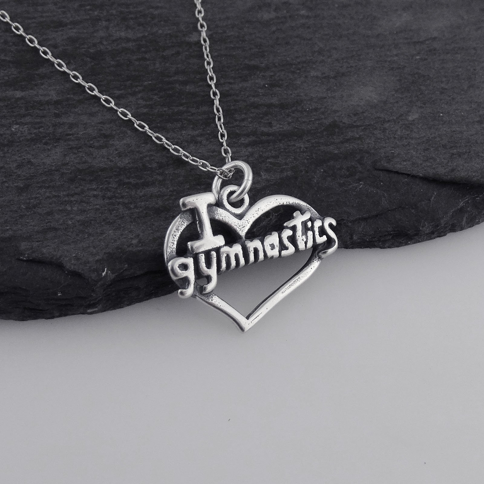 FashionJunkie4Life Sterling Silver I Love Hobby Charm Necklace - Elegant Jewelry Gift for Hobby Enthusiasts | Perfect for Birthdays, Anniversaries & Everyday Wear