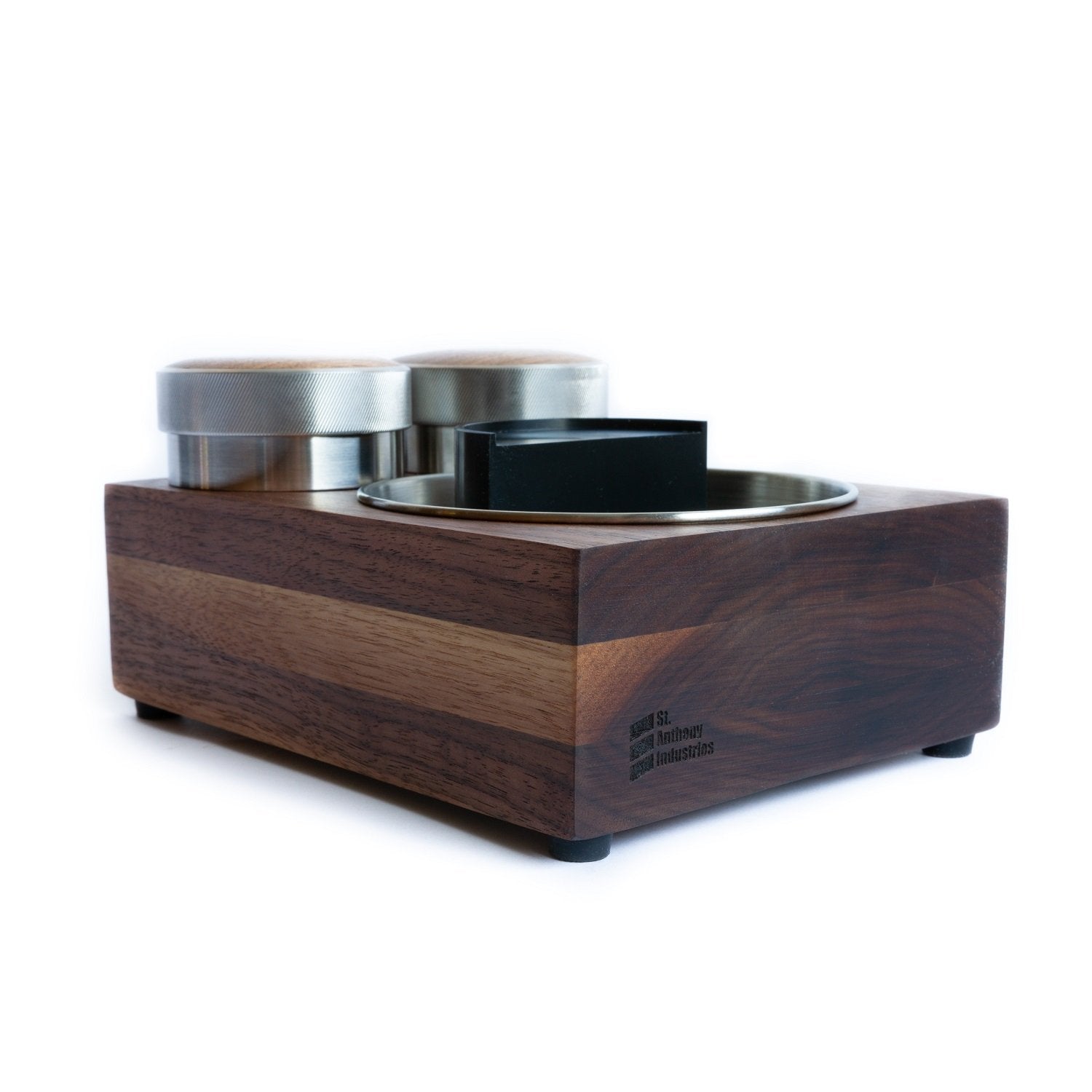 Saint Anthony Industries Bloc Tamp Station - Premium Espresso Tamping Stand for Baristas | Perfect for Home & Professional Coffee Shops | Durable & Stylish Coffee Accessory
