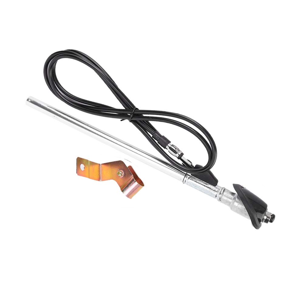 ZPSHYD Car AM FM Radio Antenna - Aluminum Alloy Manual Antenna Mast Replacement Kit for Vehicle Stereo System | Perfect for Truck, SUV, Sedan & Classic Car Upgrades