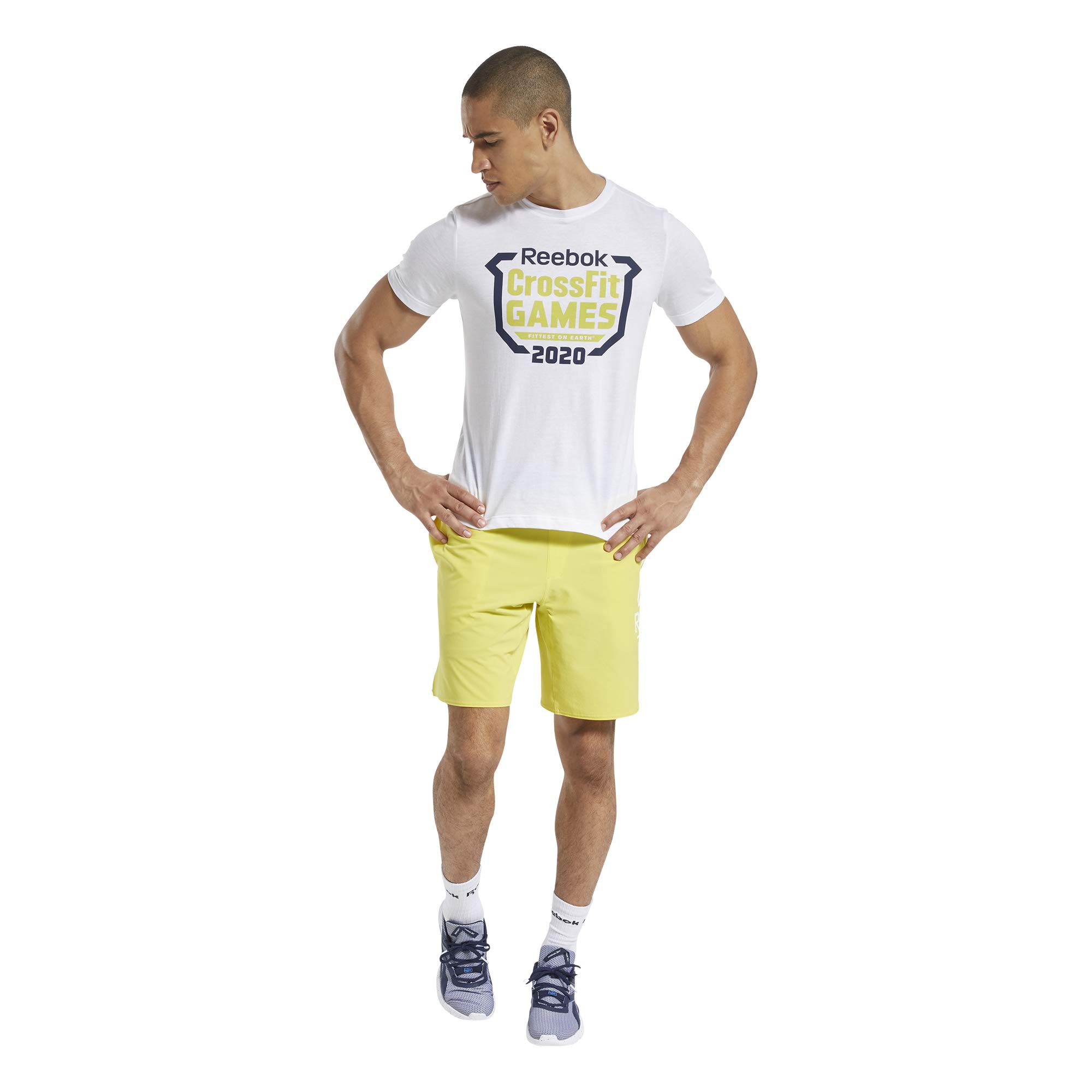 Reebok Men's CrossFit Games Performance T-Shirt - Breathable Workout Tee for Gym, Training & Fitness Activities