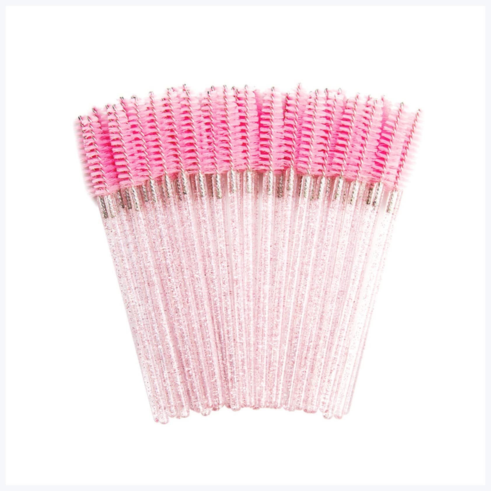 KEYVOR 500Pcs Disposable Makeup Brushes Set - Professional Crystal Eyelash Extension Brushes, Mascara Wands & Beauty Tools for Salon, Lash Artists & Home Use - Perfect for Eyelash Extensions, Makeup Application & Beauty Treatments