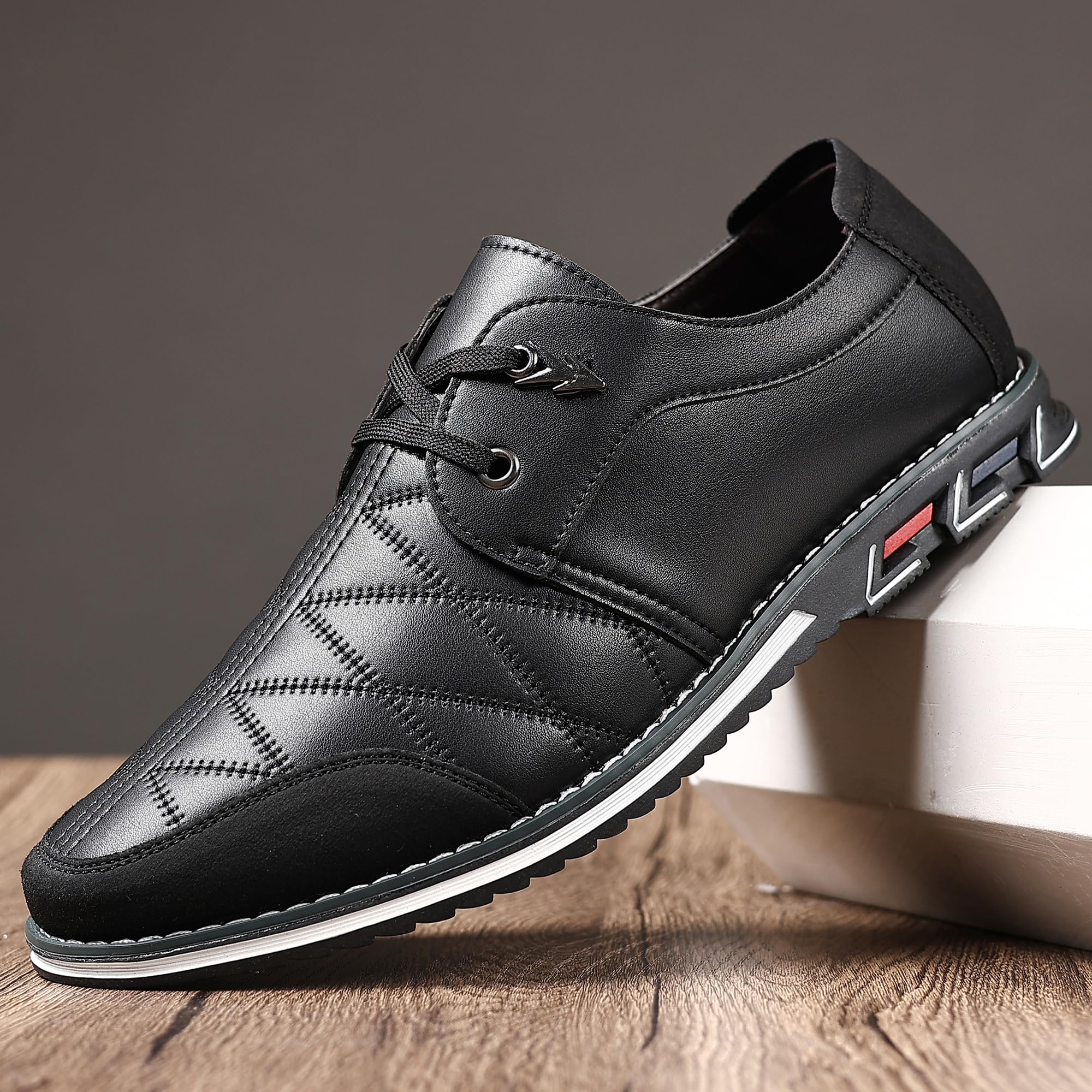 COSIDRAM Men's Casual Sneakers - Comfortable Loafers for Business, Office & Walking | Fashionable Dress Shoes for Everyday Wear & Formal Occasions