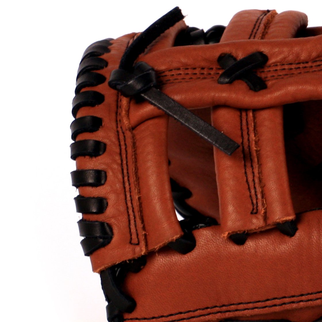 BARNETT GL-301 Competition First Baseball Glove - Premium Genuine Leather, Brown - Perfect for Youth & Adult Baseball Games, Practice & Training