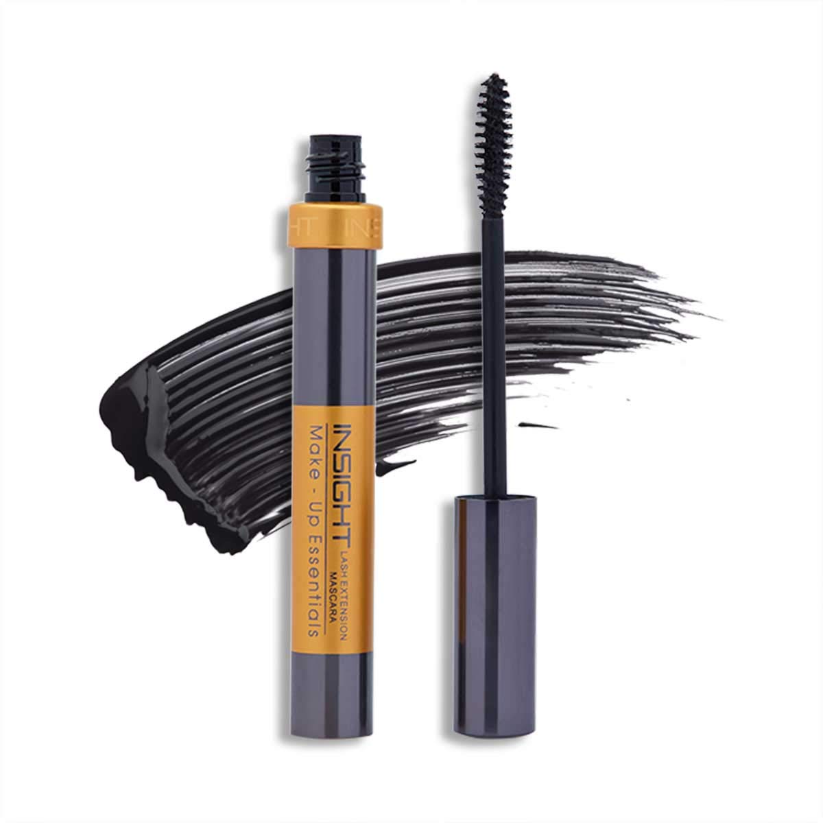 Insight Cosmetics Lash Extension Mascara - Volumizing & Lengthening Eye Liquid for Curled Lashes, Highly Pigmented, Long-Lasting, Waterproof (MAS07) - Perfect for Daily Wear, Special Occasions & Night Out Makeup