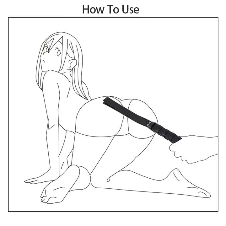 BDSM Whip for Couples - Premium Leather Flogger & Spanking Paddle for Sensual Play, Bondage, and Fetish Exploration - Perfect for Adult Games, Roleplay, and Intimate Scenes