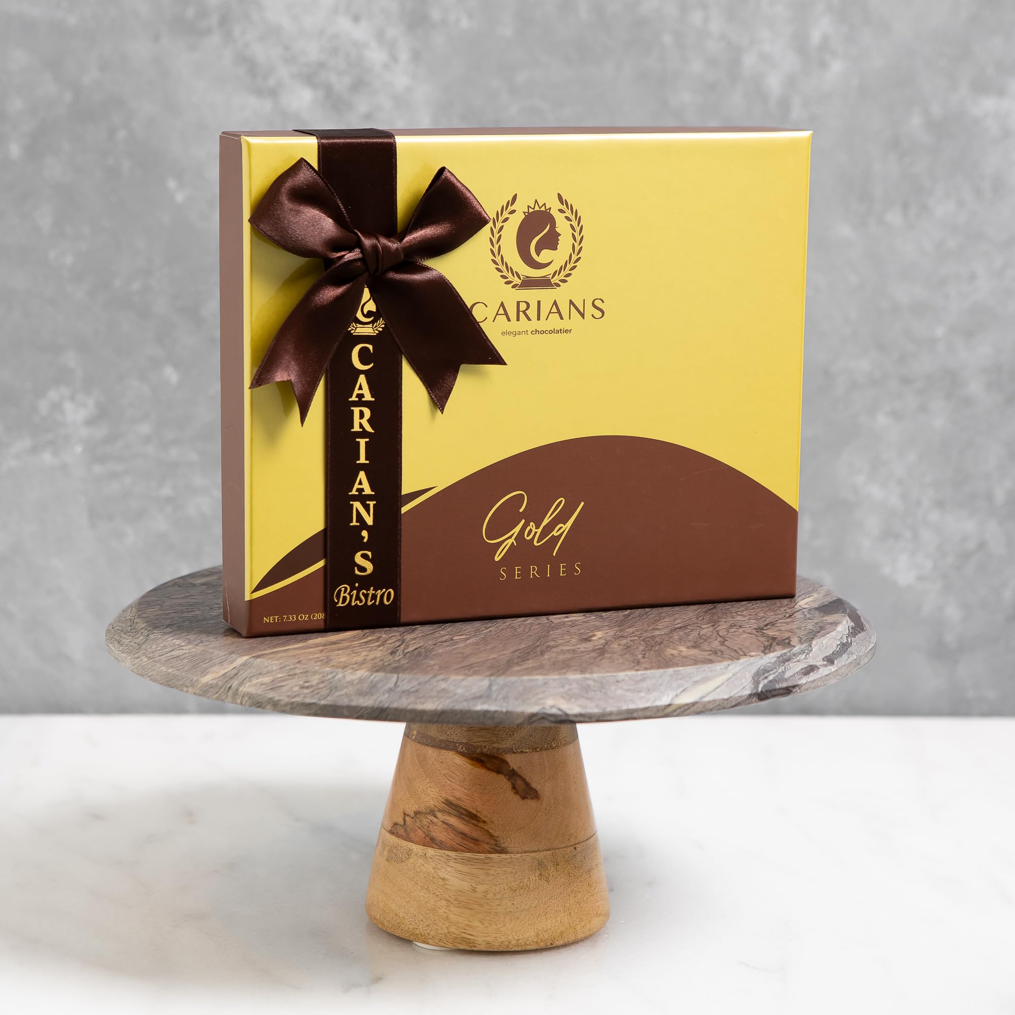 Premium Carians Chocolate Gourmet Truffles Gift Box - Assorted Milk & Dark Chocolate Pralines - Luxury Chocolate Gift Basket for Holidays, Birthdays & Corporate Gifting