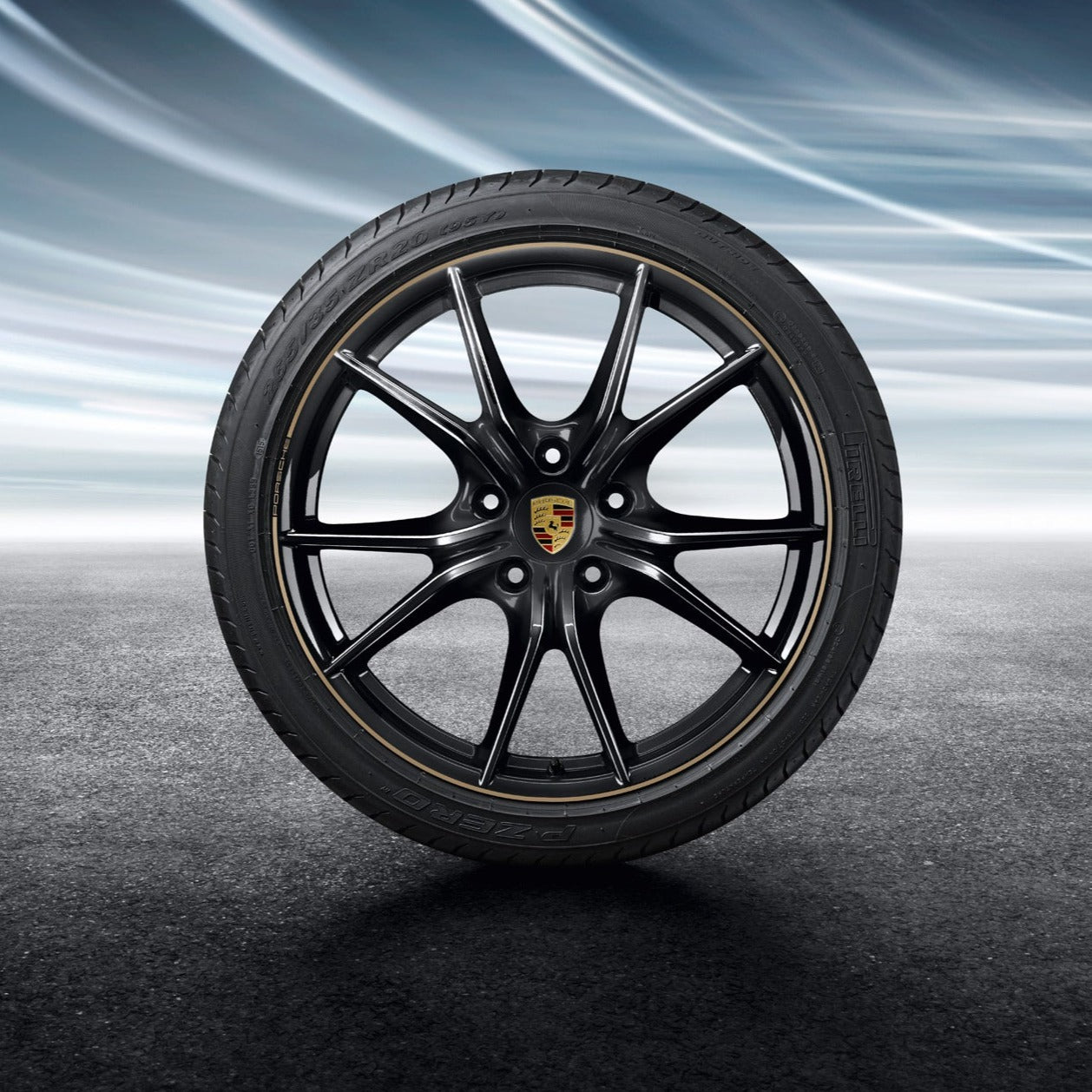 Porsche Tequipment Rim Trim Strips - Premium Wheel Accessories for Porsche Cars | Enhance Style & Protection for Driving & Car Shows
