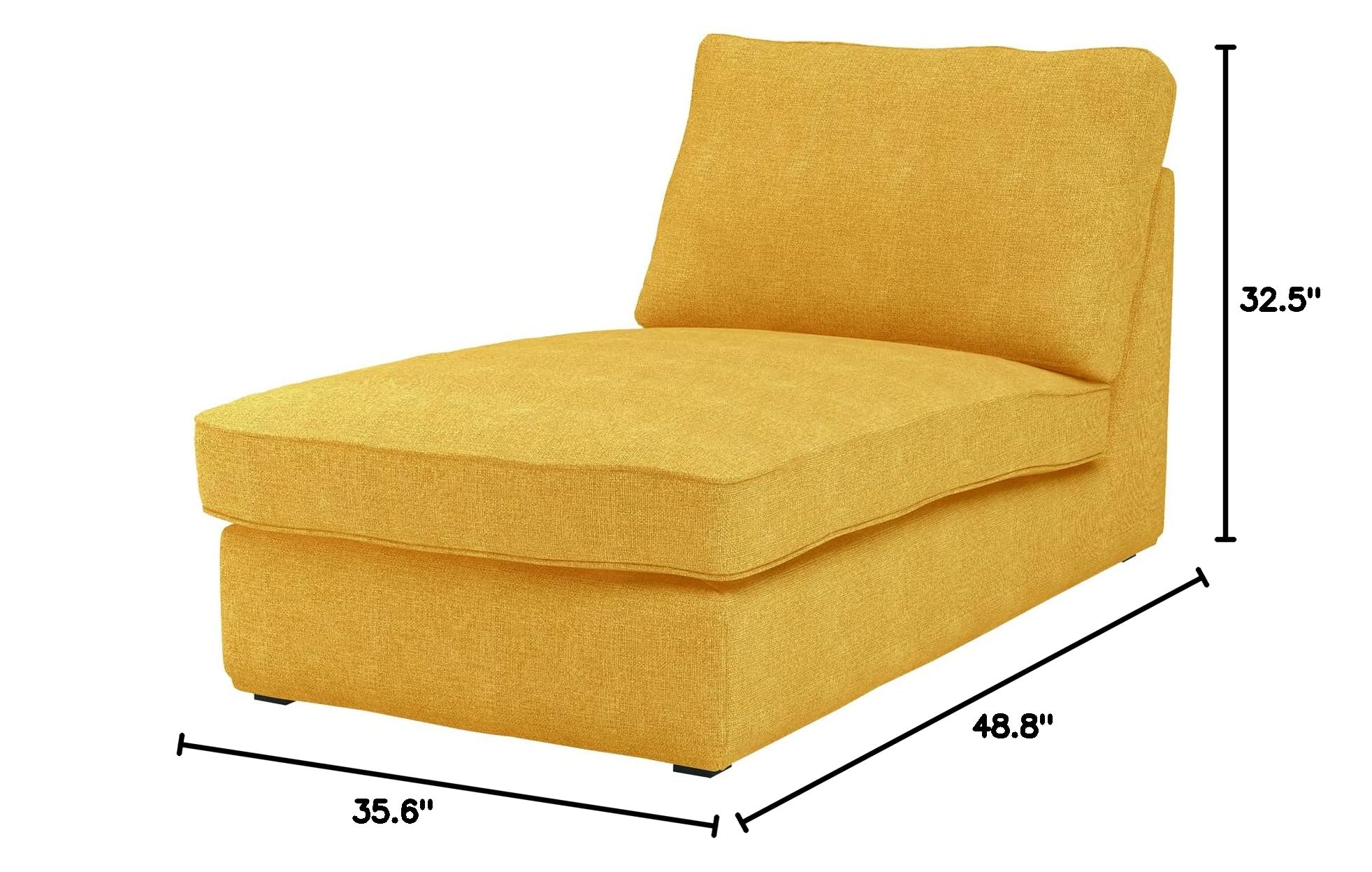 IKEA Kivik Sectional Sofa Chaise Longue Cover Set - Stretchable Slipcovers with Cushion Covers for Living Room, Custom Fit Protection (Perfect for Pets, Kids & Home Decor Refresh)