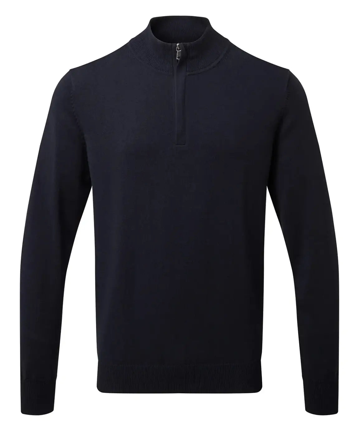 Asquith & Fox Men's 1/4 Zip Knitted Sweater - Lightweight & Comfortable Pullover for Casual Wear & Outdoor Activities