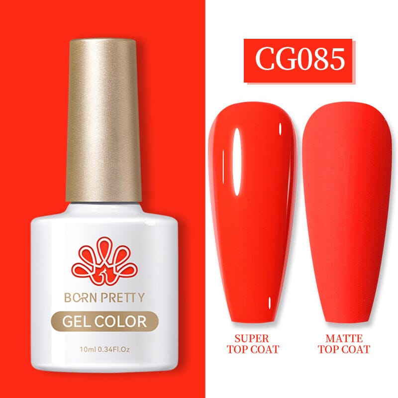 Silky White Series Red Gel Nail Polish 10ml - Long Lasting & High Gloss for Professional & DIY Manicures - Perfect for Parties, Weddings & Special Occasions