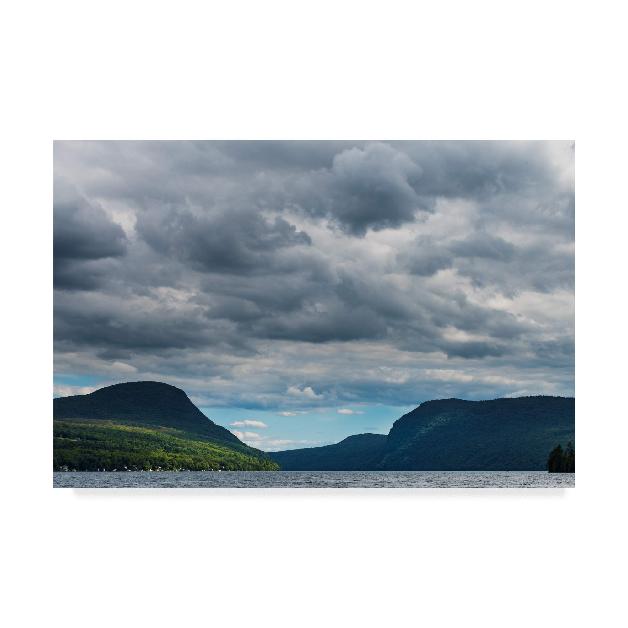 Lake Willoughby Canvas Wall Art Print by Brenda Petrella - Nature Landscape Photography for Living Room, Bedroom & Office Decor