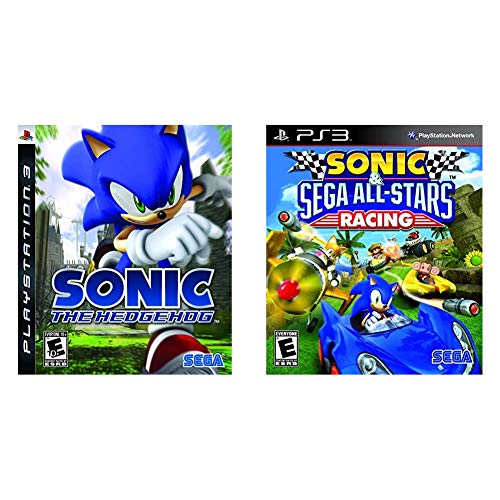 Sonic the Hedgehog Game for PlayStation 3 - Sonic & SEGA All-Stars Racing PS3 - Action-Adventure Racing Game for Kids & Adults - Perfect for Family Game Nights & Competitive Play