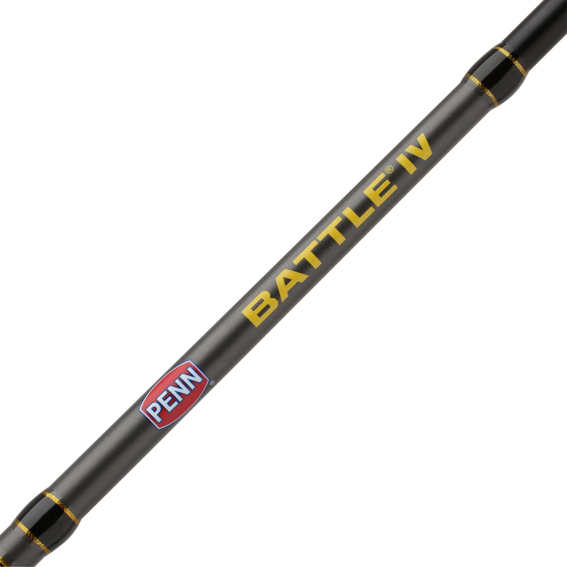 Battle IV Spinning Rod and Reel Combo - Premium Fishing Gear for Freshwater & Saltwater Anglers - Perfect for Bass, Trout, and Walleye Fishing