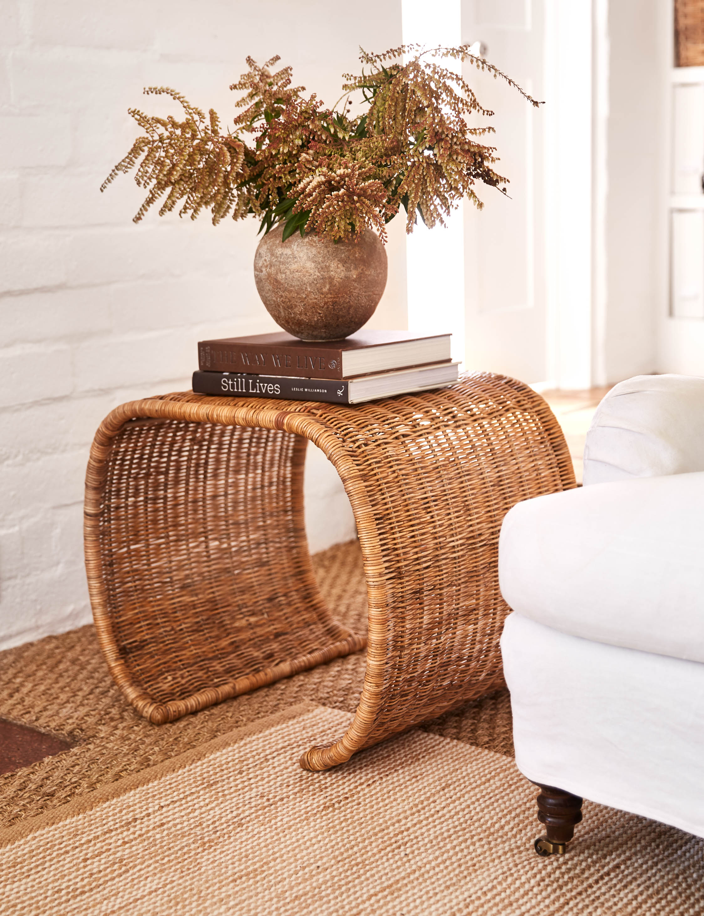 Amado Modern Side Table - Small End Table with Storage Shelf for Living Room, Bedroom, Office - Wooden Nightstand with Minimalist Design for Home Decor