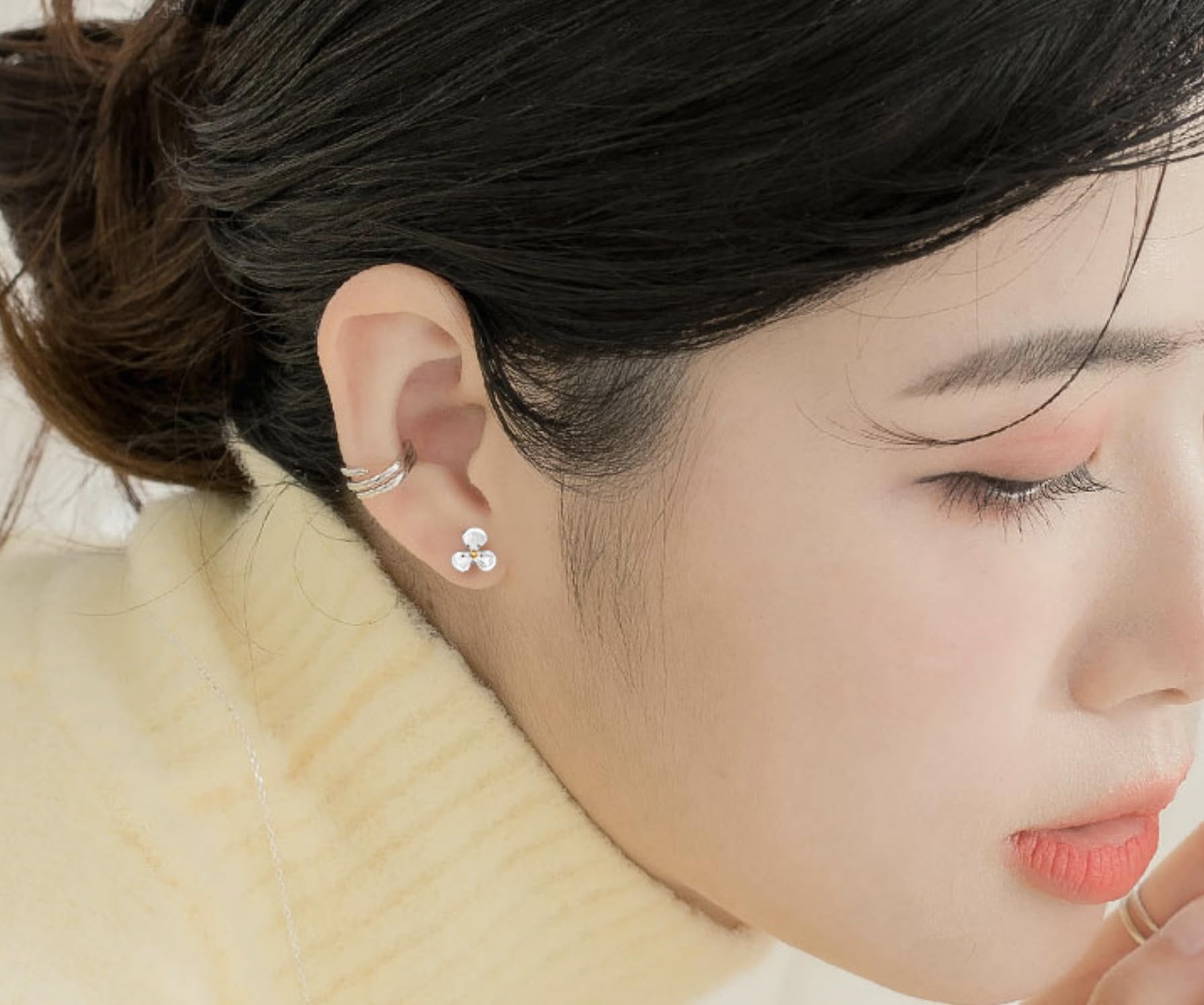 Sterling Silver Screw Back Stud Earrings for Women | Hypoallergenic S925 Tiny CZ Stud Earrings | Dainty Rhinestone Fashion Jewelry | Perfect Birthday Gifts for Her | Great for Everyday Wear, Office & Special Occasions