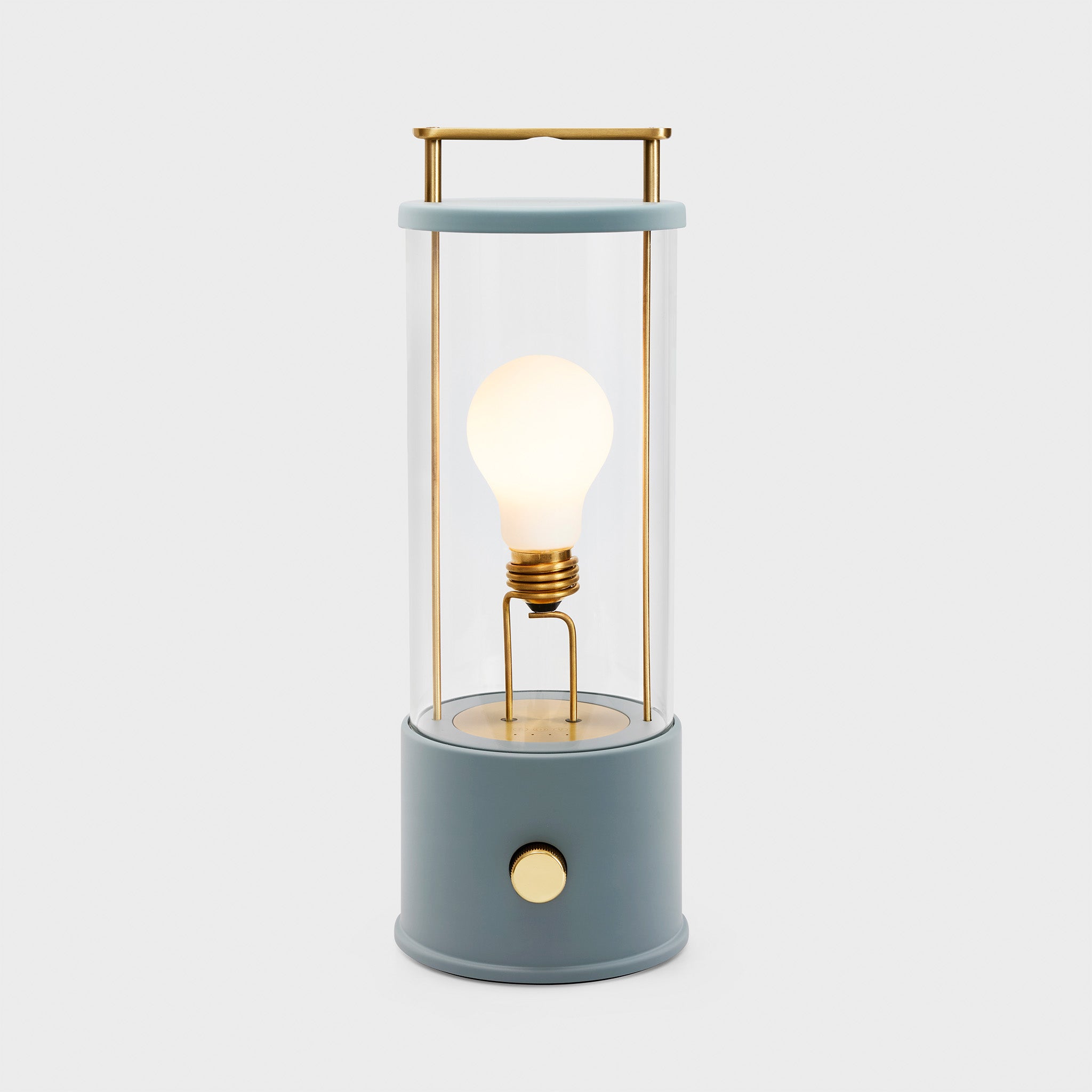 The Muse Portable Lamp in Selvedge Blue - Rechargeable LED Desk Light for Reading, Travel & Nightstand - Perfect for Bedroom, Office & Camping