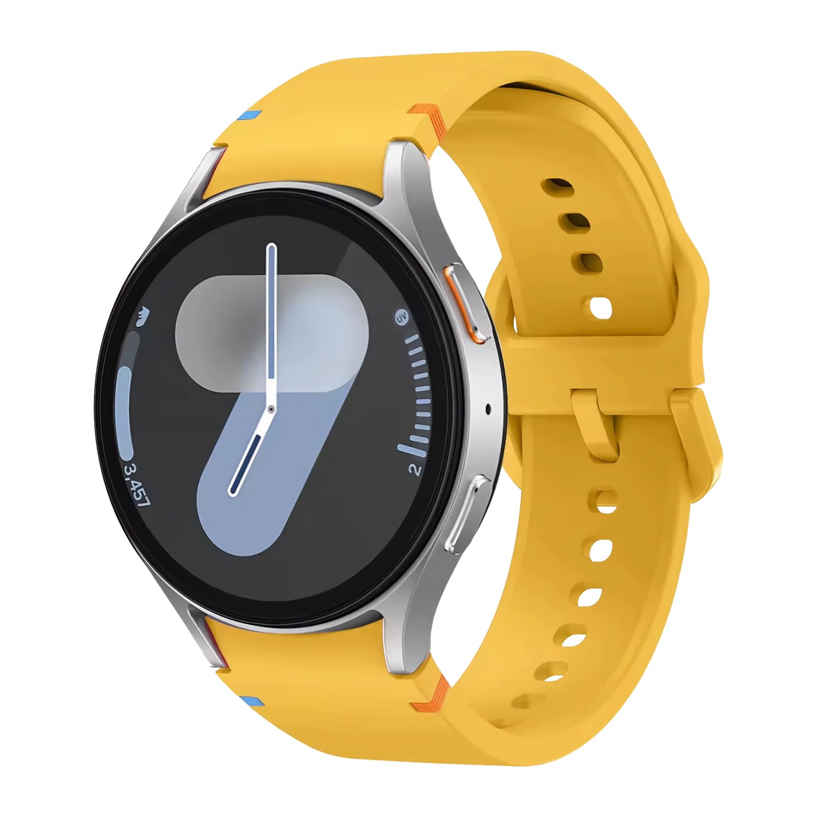 Samsung Galaxy Watch 7/6/5/4 Strap - No Gap Silicone Band for Sports & Fitness