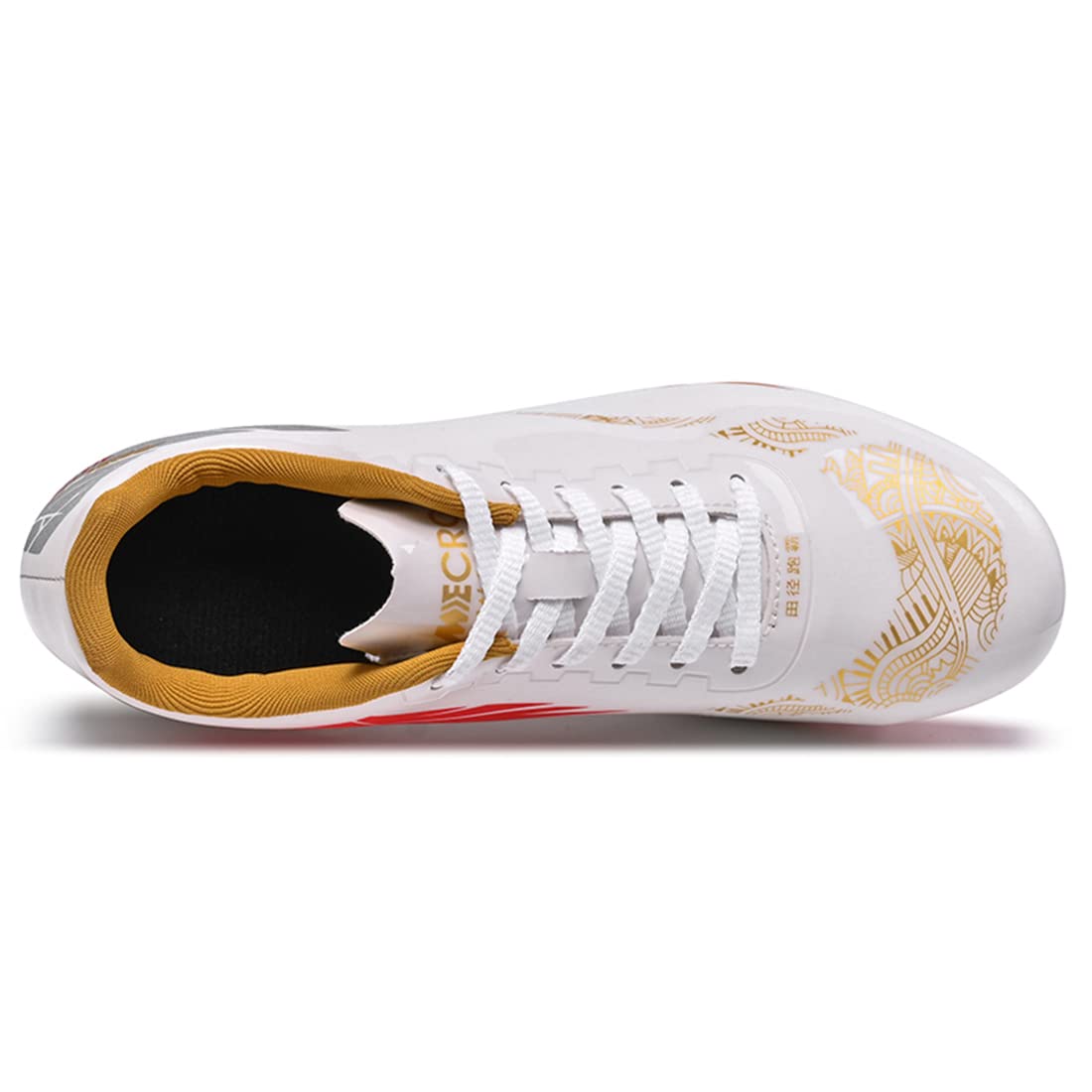 YDVXBE Men's Track & Field Spikes - Professional Sprinting & Running Shoes for Boys & Men - Lightweight Athletic Sneakers for Racing, Jumping, Distance Running - Perfect for Track Meets, Training & Competitions