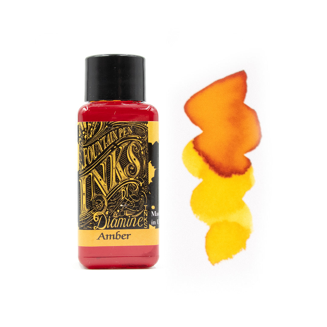 Premium Diamine Fountain Pen Ink 30ml Bottle - Vibrant Colors for Calligraphy, Journaling & Artistic Writing - Perfect for Fountain Pens, Dip Pens & Ink Drawing