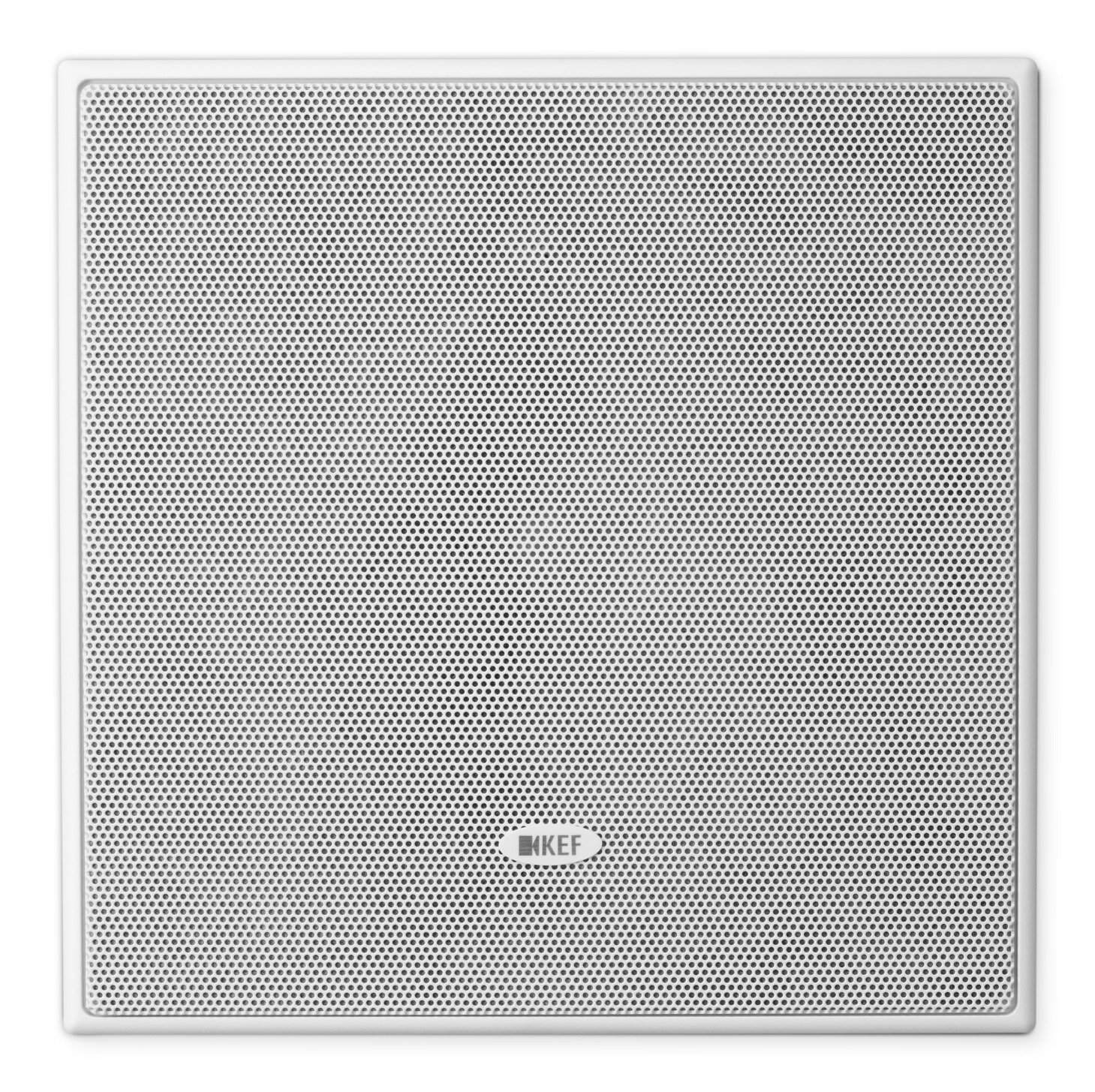 KEF CI160QS Square In-Wall/In-Ceiling Speaker - High Performance Architectural Loudspeaker for Home Theater & Surround Sound (Single Unit) - Perfect for Living Rooms, Home Cinemas & Commercial Spaces