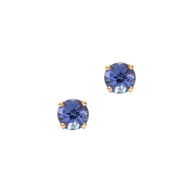 2.3mm Genuine Birthstone 14K Gold Stud Earrings for Women - Perfect Gift for Birthday, Anniversary & Everyday Wear