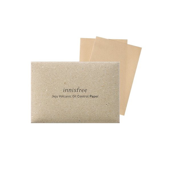 Innisfree Jeju Volcanic Oil Control Blotting Papers - Absorbent Face Sheets for Shine Control & Mattifying - Perfect for Oily Skin, Travel & On-the-Go Touch Ups