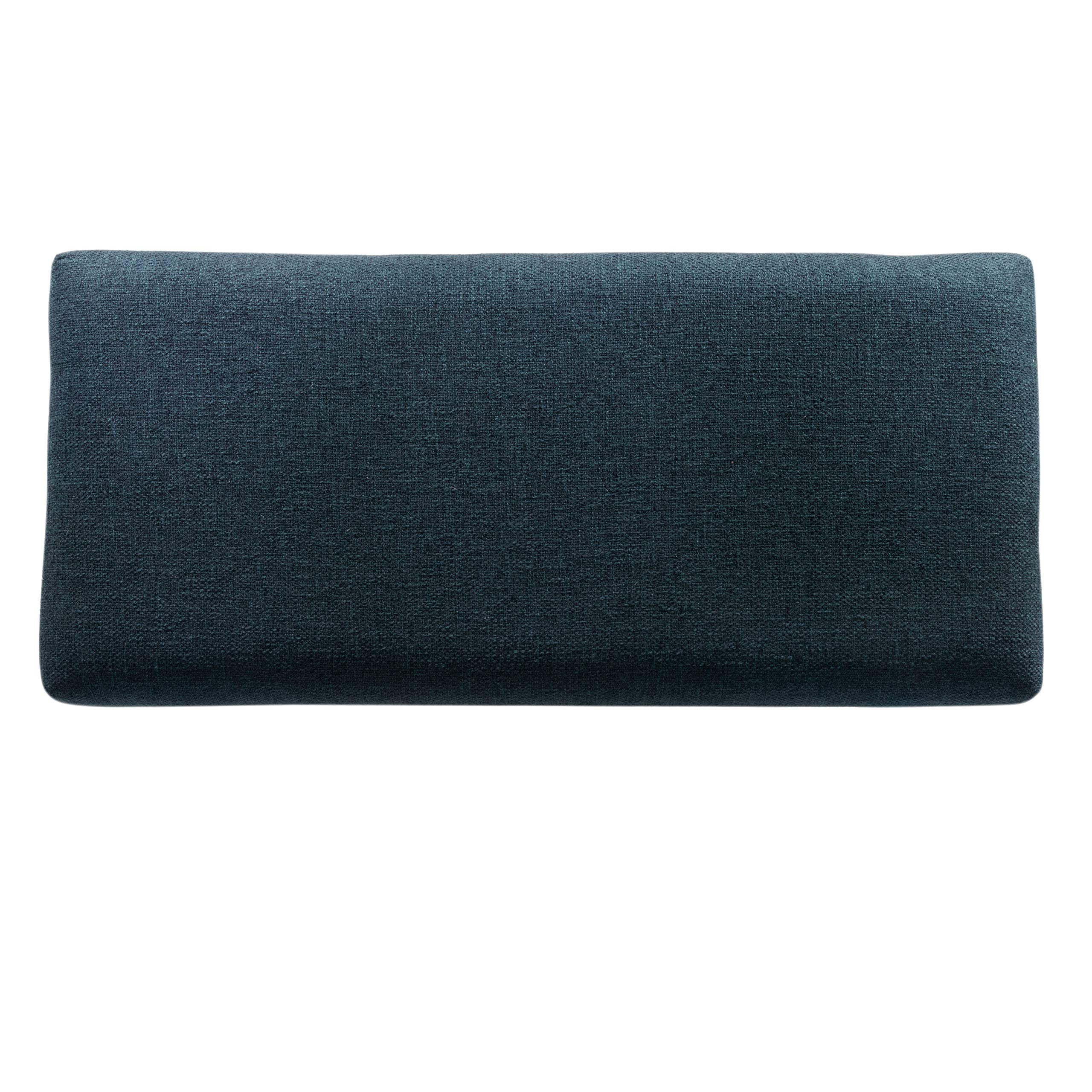 Homepop Upholstered Storage Ottoman Bench with Lift Top - Navy Blue Large Decorative Furniture for Living Room & Bedroom - Perfect for Extra Seating, Hidden Storage & Home Decor