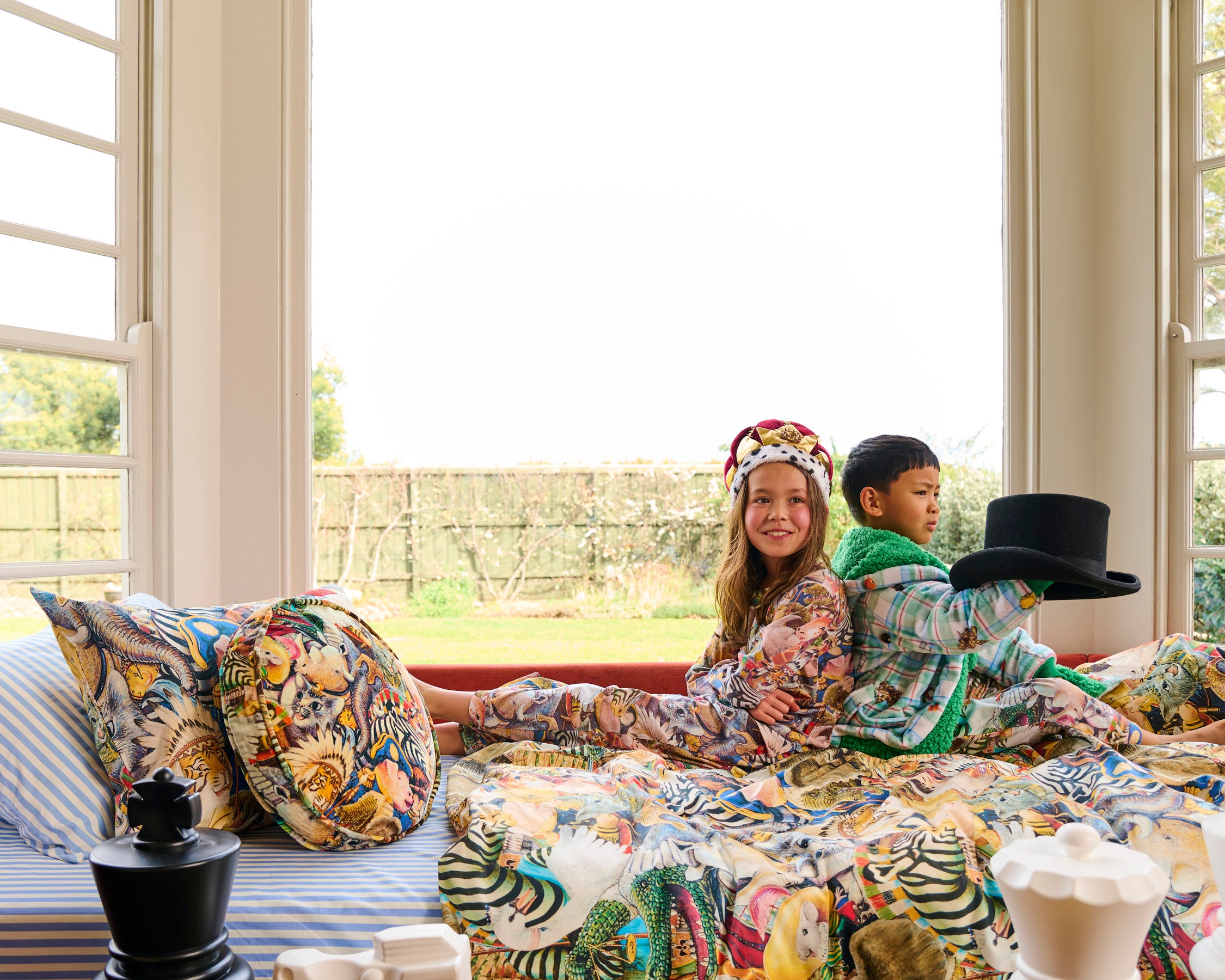 Kip&Co x Eleventh Hour 'You're Invited' Organic Cotton Pillowcase Set - Soft & Breathable Bedding for Guest Rooms, Weddings & Special Occasions