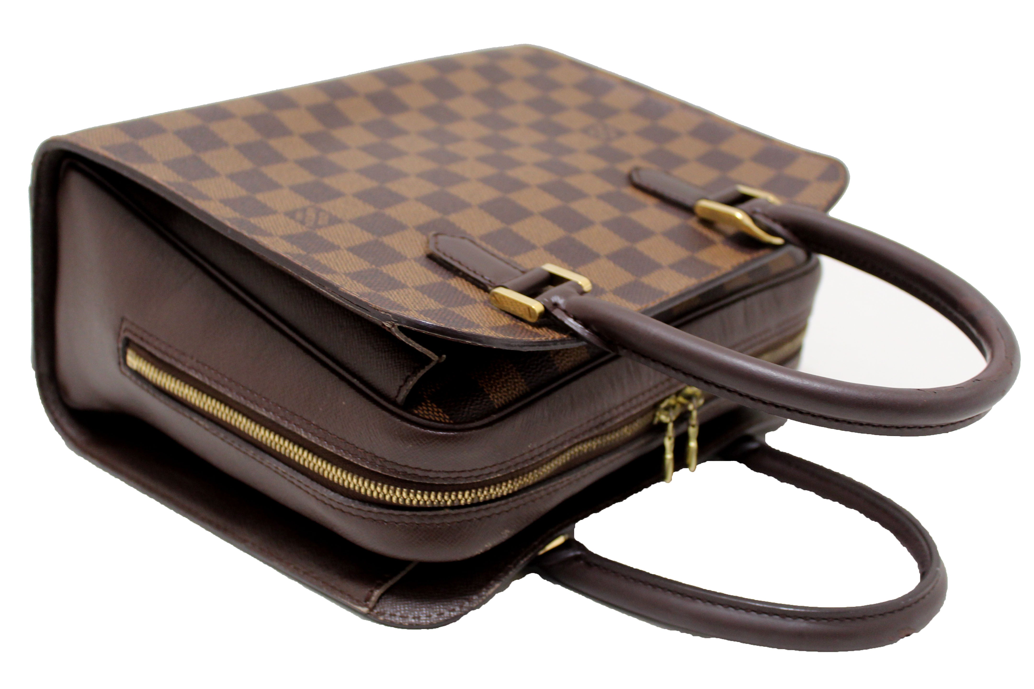 Authentic Louis Vuitton Damier Ebene Triana Crossbody Bag - Luxury Designer Handbag for Women, Perfect for Work, Travel & Everyday Use