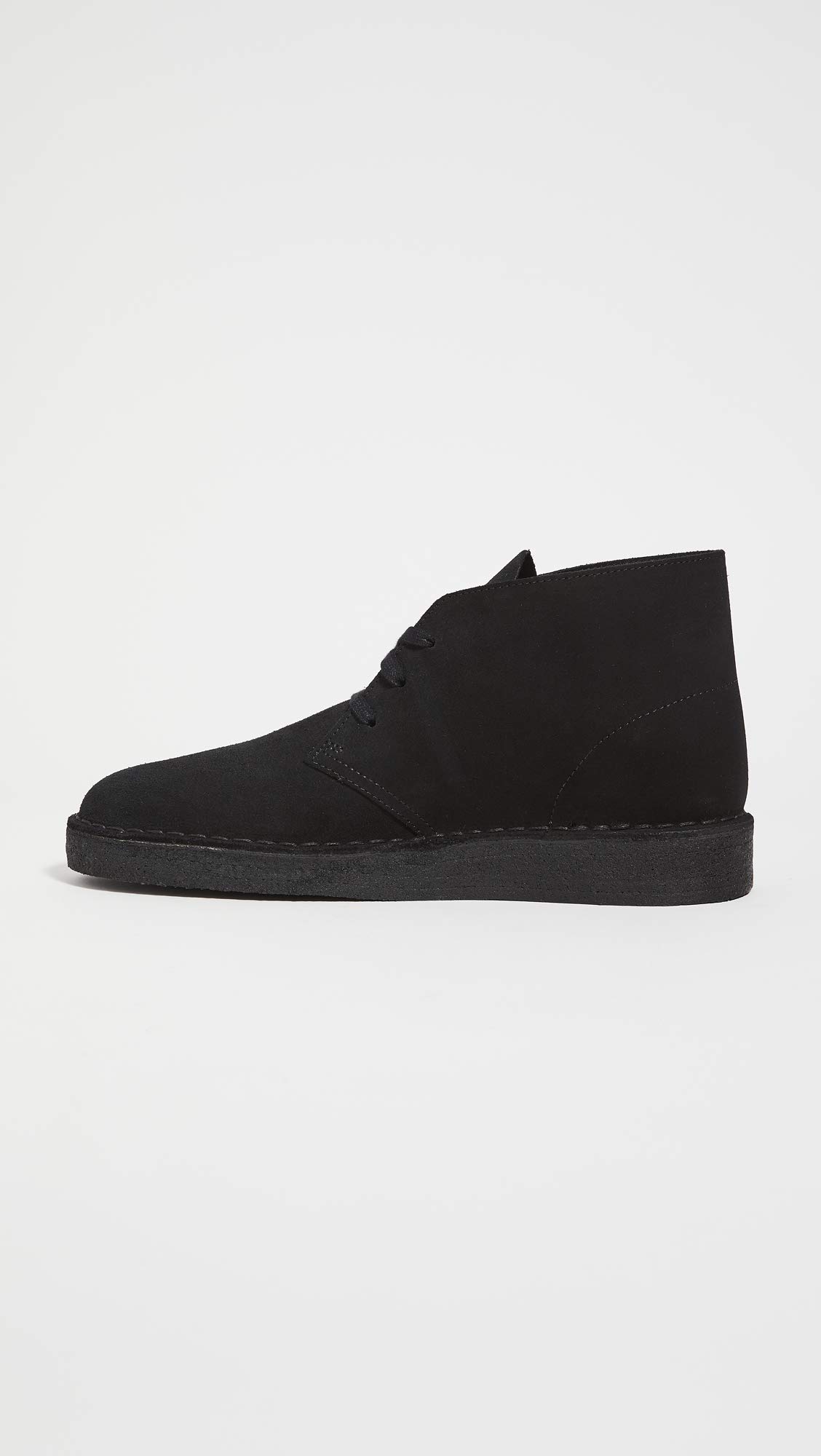 Clarks Men's Desert Coal Leather Chukka Boots - Comfortable Casual & Dress Shoes for Men | Perfect for Office, Travel & Outdoor Activities