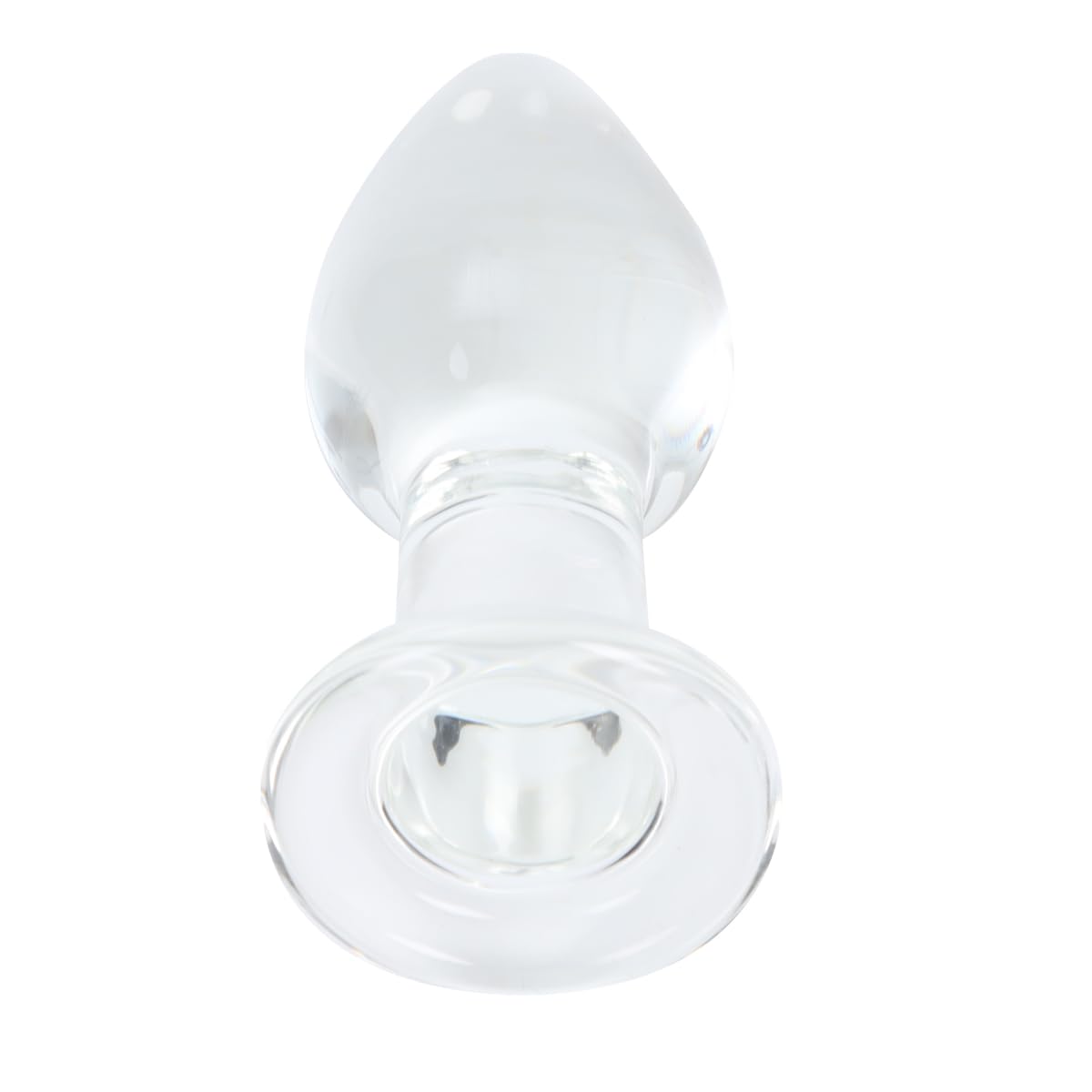 Premium Glass Anal Plug - Mushroom Shape Large Crystal Butt Plug for Women & Men - Sensual Adult Toy for Couples & Solo Play - Perfect for Beginners & Advanced Users - Enhance Intimacy & Pleasure