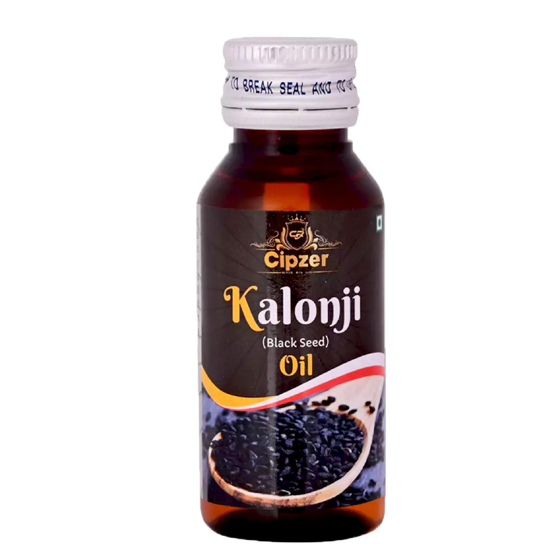 Pure Cipzer Kalonji Oil (50ml) - Natural Black Seed Oil for Inflammation, Acne, Psoriasis & Joint Pain Relief | Promotes Healthy Skin & Hair Care | Ideal for Daily Wellness & Beauty Routine
