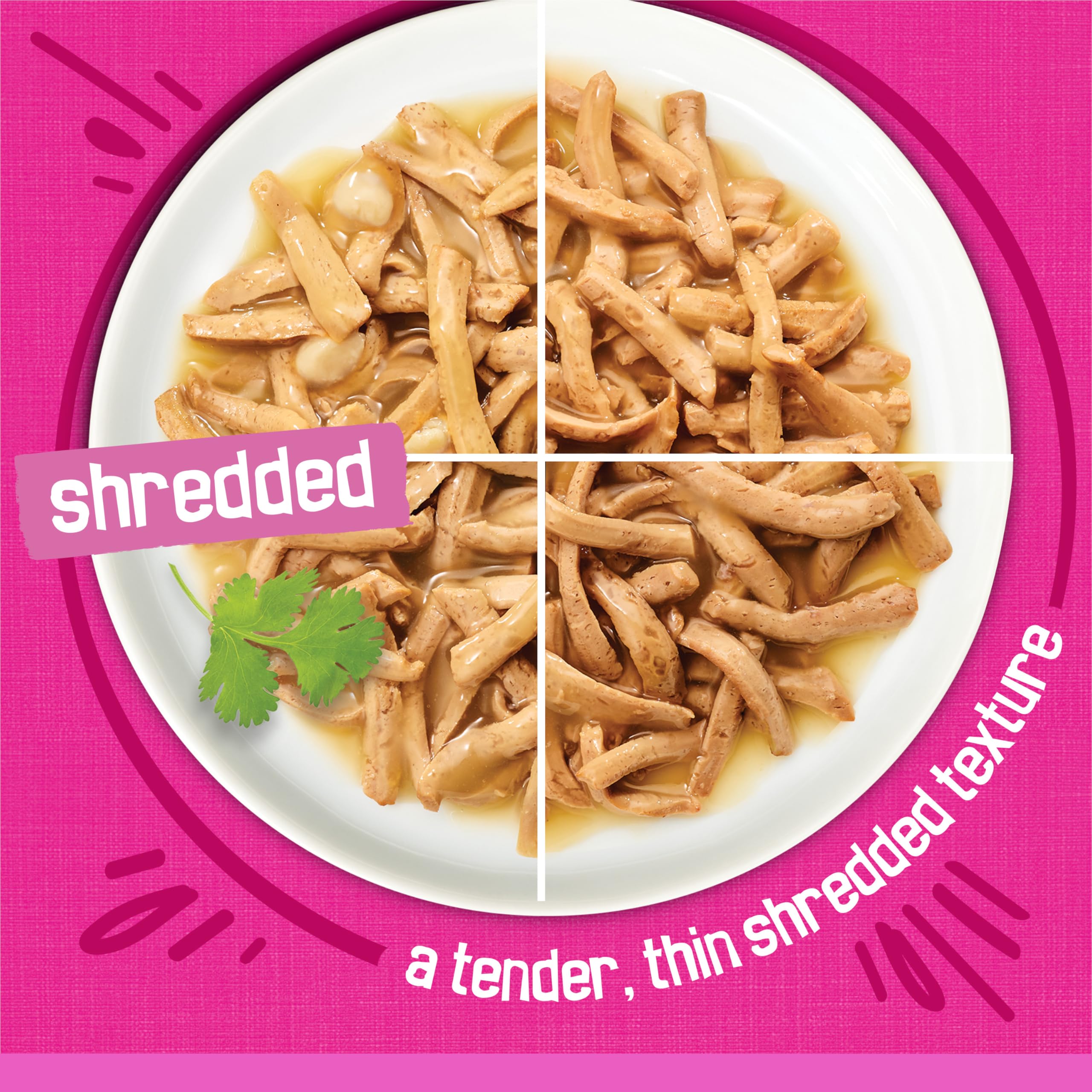 Friskies Shredded Wet Cat Food Variety Pack - Poultry & Fish Combo, 4 Delicious Flavors, 156g Cans (32-Pack) | High Protein Meal for Adult Cats, Perfect for Picky Eaters & Daily Feeding Routine