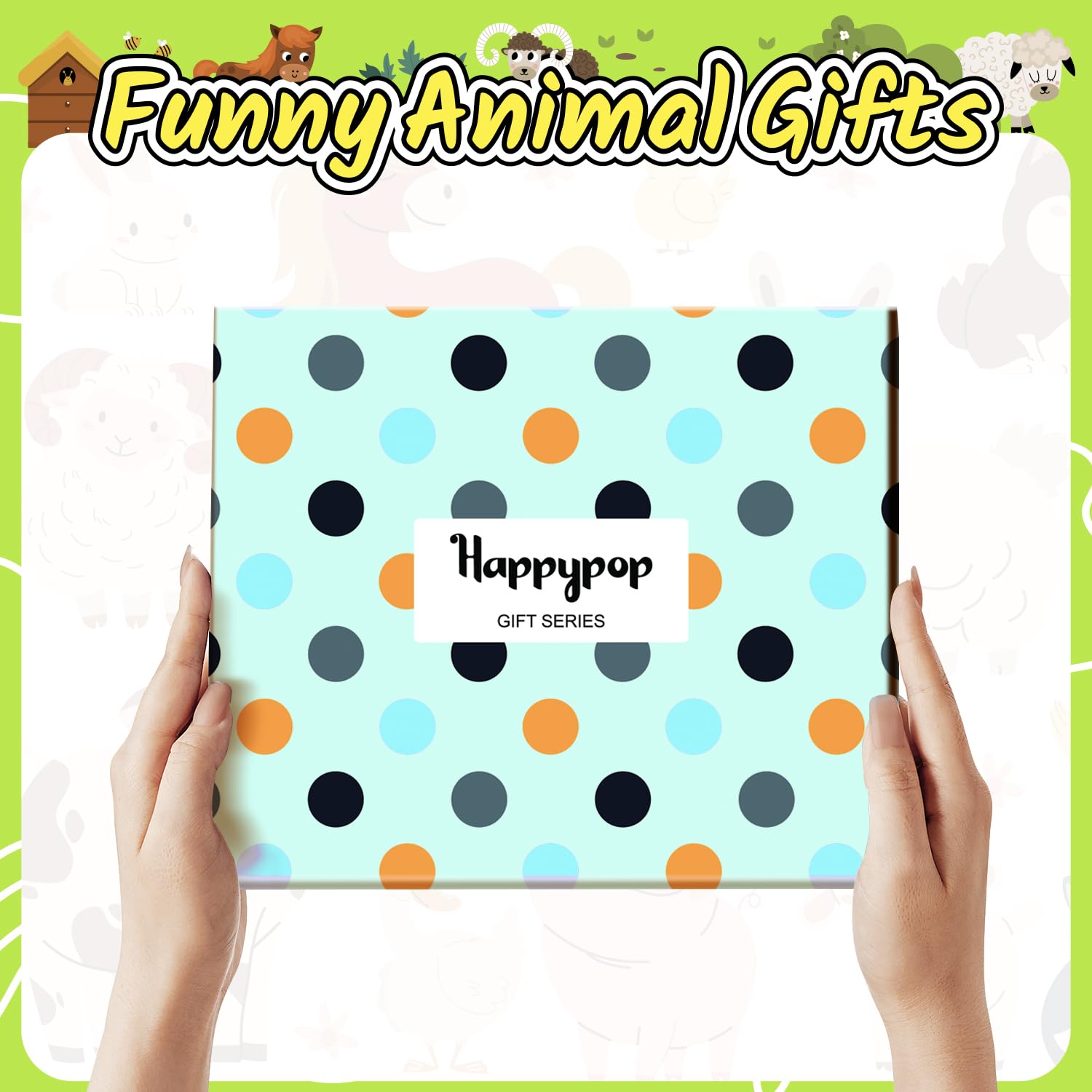 HappyPop Funny Animal Novelty Socks for Women & Girls - Cute Llama, Horse, Cow Crazy Socks - Perfect Gift for Teens, Birthday, Christmas | Wear for Parties, Gifts, Casual Fun