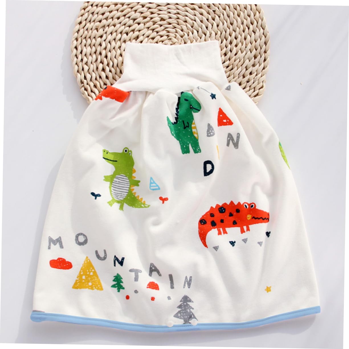 Hohopeti 2 Pack Washable Waterproof Cotton Baby Nappy Skirts - Soft & Breathable Diaper Cover for Infants & Toddlers - Perfect for Playtime, Daycare, and Outdoor Adventures